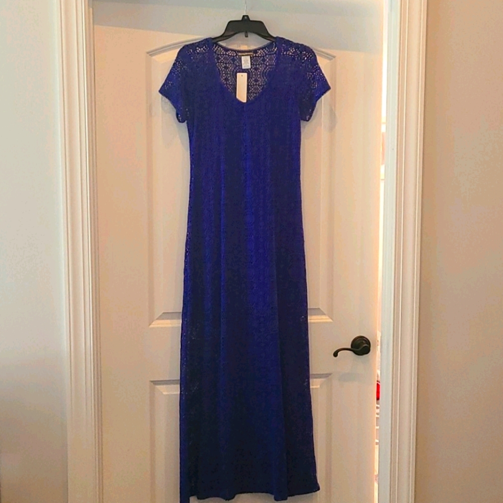 Tommy Bahama Long Crochet Lace Covers with Lining